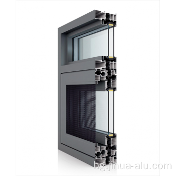 OEM персонализиран профил на алуминиев екструдиране за прозорец на Casement
